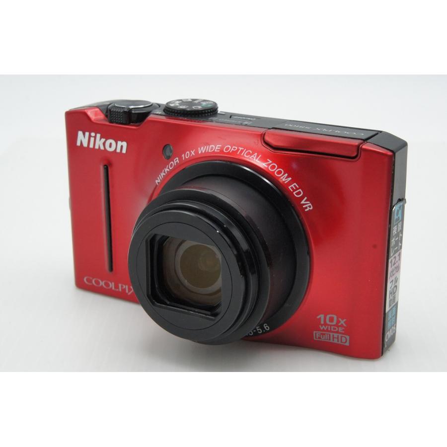 ニコン（Nikon） COOLPIX S8100 コンパクトデジタルカメラ レッド 元箱