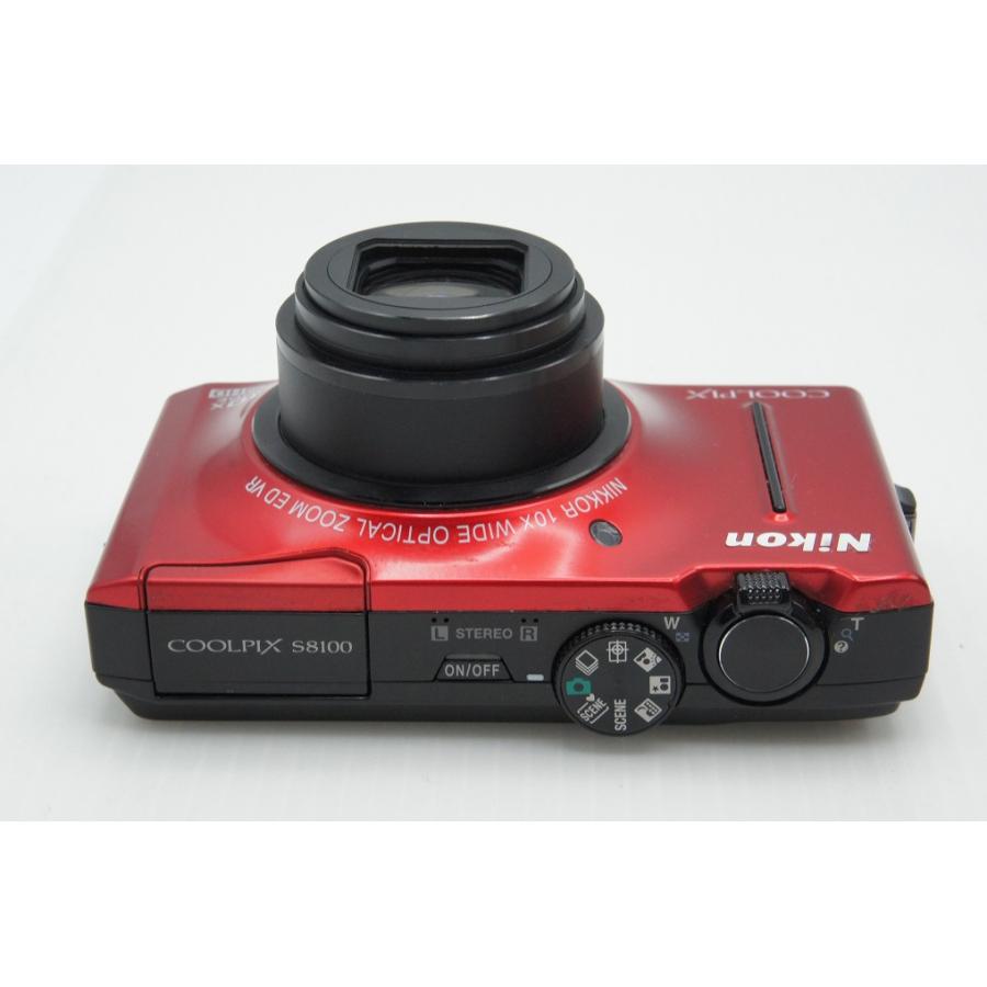 ニコン（Nikon） COOLPIX S8100 コンパクトデジタルカメラ レッド 元箱