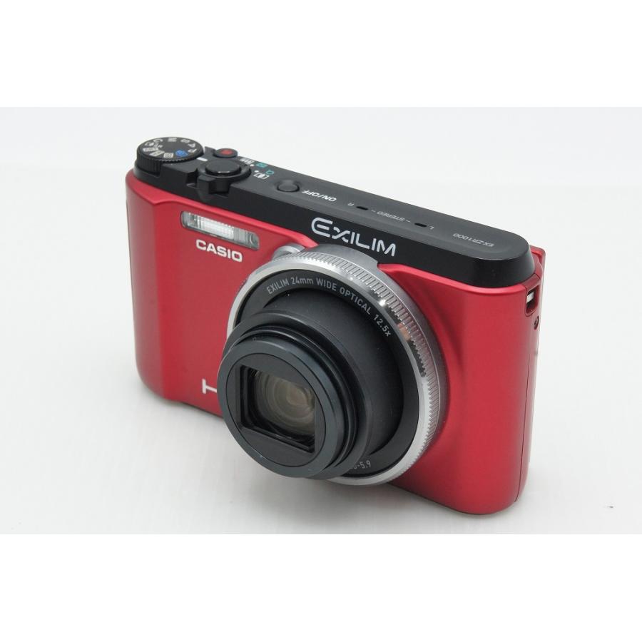 【極美品】CASIO EXILIM EX-ZR1000 レッド CASIO カシオEXILIM EX-ZR1000 デジタルカメラ レッド 【公式通販】