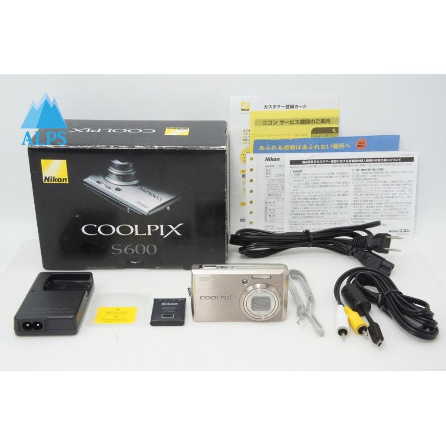 【美品】Nikon COOLPIX S600 ニコン　コンパクトデジタルカメラ ニコン（Nikon） 美品 COOLPIX S600 コンパクトデジタルカメラ ピンク