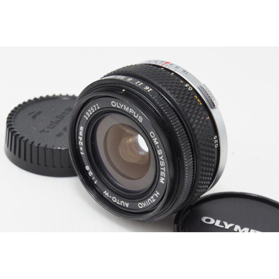 【美品】OLYMPUS H.ZUIKO AUTO-W 24mm f2.8 オリンパス（OLYMPUS） OM-SYSTEM H.ZUIKO AUTO-W 24mm F2.8 単焦点