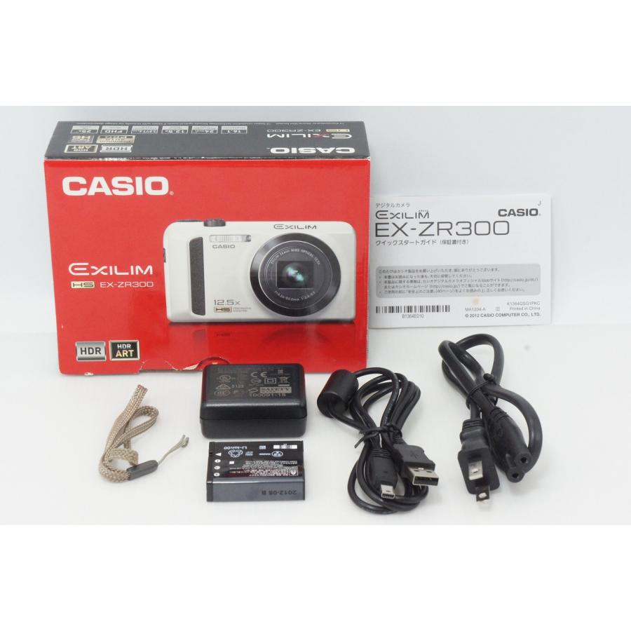 CASIO（カシオ） 美品 HIGH SPEED EXILIM EX-ZR300 コンパクトデジタル 