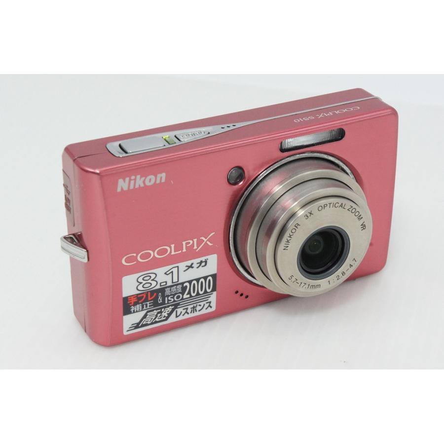 Nikon COOLPIX S510 デジタルカメラ ラズベリーレッド ニコン（Nikon） 美品 COOLPIX S510 コンパクトデジタルカメラ