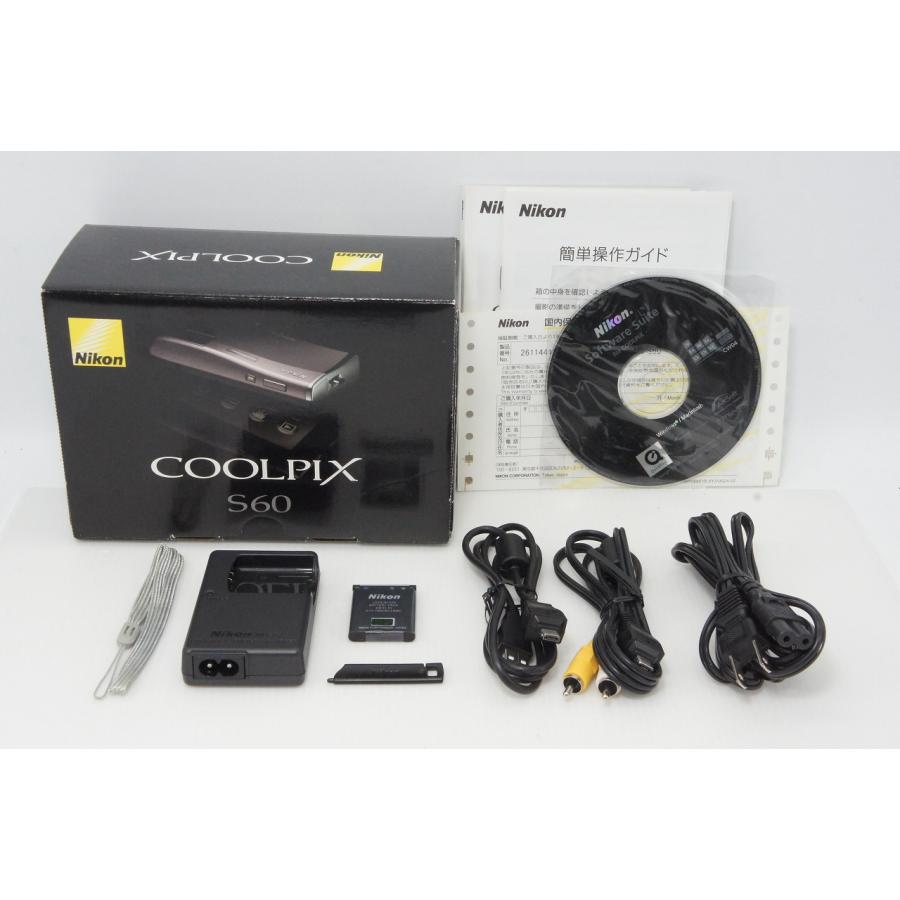 ニコン（Nikon） 良品 COOLPIX S60 コンパクトデジタルカメラ ロイヤル