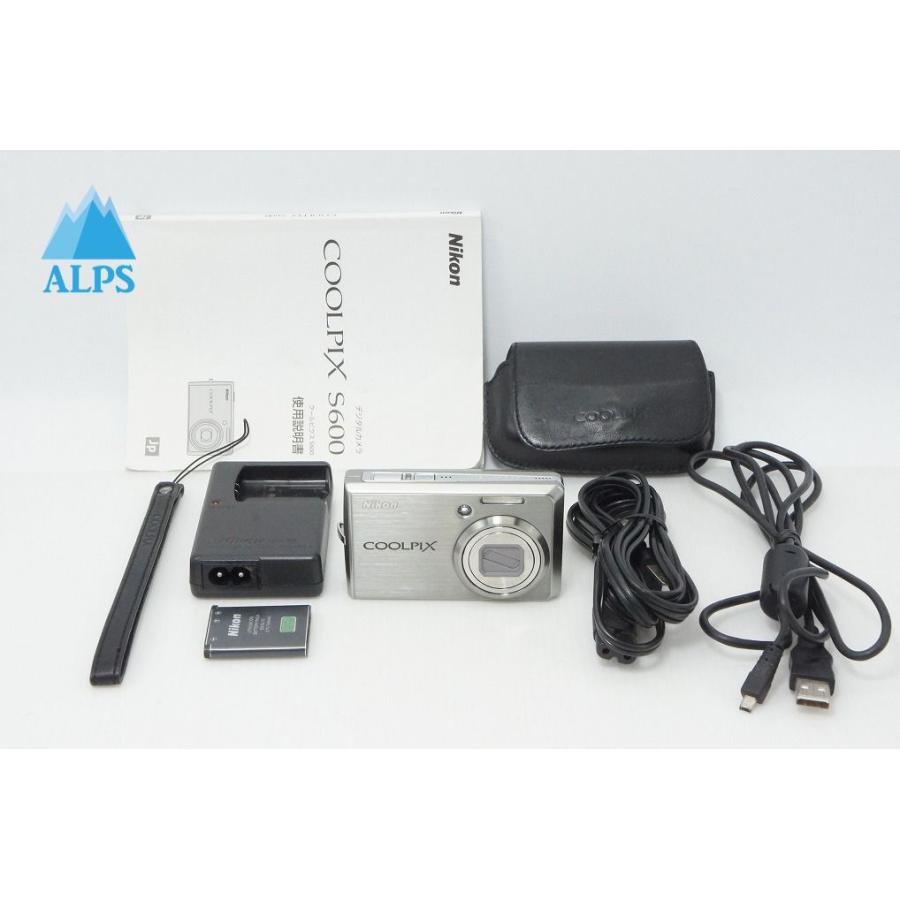 ✨美品✨Nikon ニコン COOLPIX S600 シルバー 稼働品 コンデジ Nikon デジタルカメラ COOLPIX S600