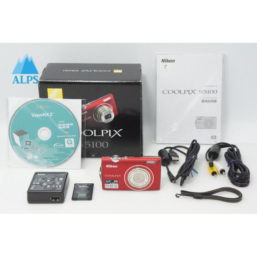 ニコン（Nikon） 美品 COOLPIX S5100 コンパクトデジタルカメラ クリア