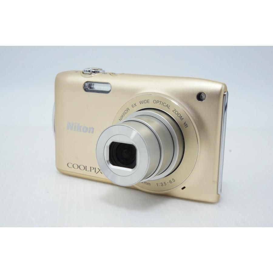 超極上★ニコン Nikon COOLPIX S3300 ゴールド #814 ニコン（Nikon） 美品 COOLPIX S3300 コンパクトデジタルカメラ