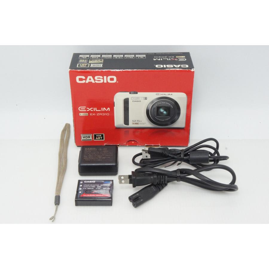【美品】CASIO EXILIM HS EX-ZR310 レッド　動作確認済 CASIO（カシオ） 美品 EXILIM EX-ZR310 コンパクトデジタルカメラ