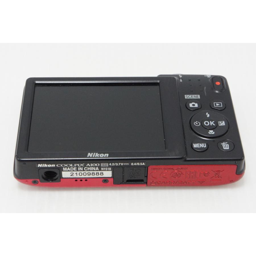 ニコン（Nikon） COOLPIX A100 コンパクトデジタルカメラ レッド