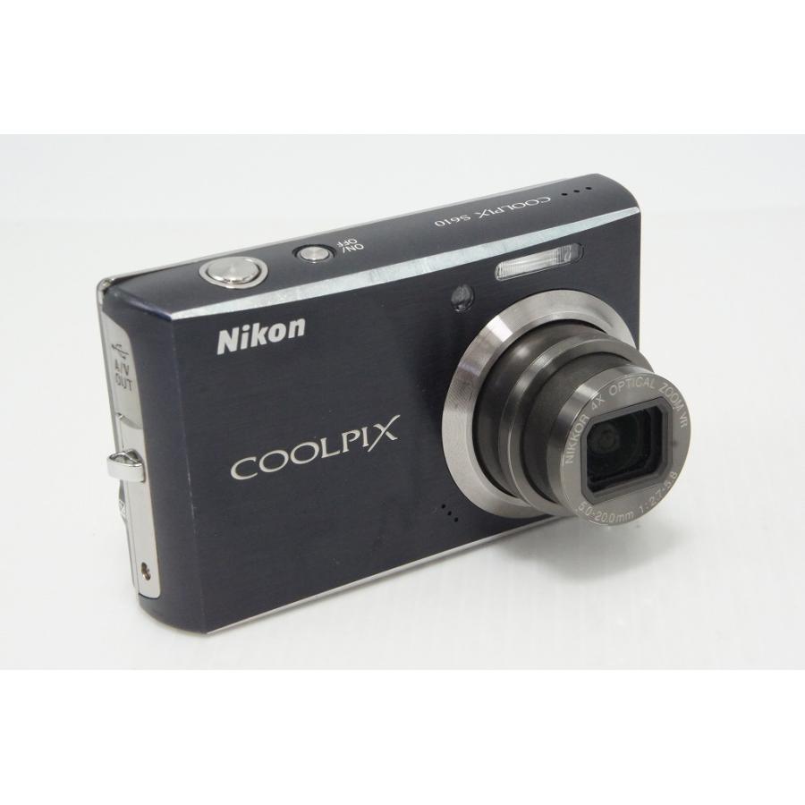 Nikon : Amazon.com ブラック　デジタルカメラ S610 COOLPIX Nikon 【動作品】ニコン Coolpix 4x with Camera Digital 10MP S610 デジタルカメラ