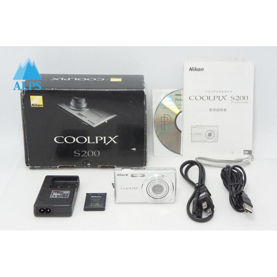 ニコン（Nikon） COOLPIX S200 コンパクトデジタルカメラ シルバー 元