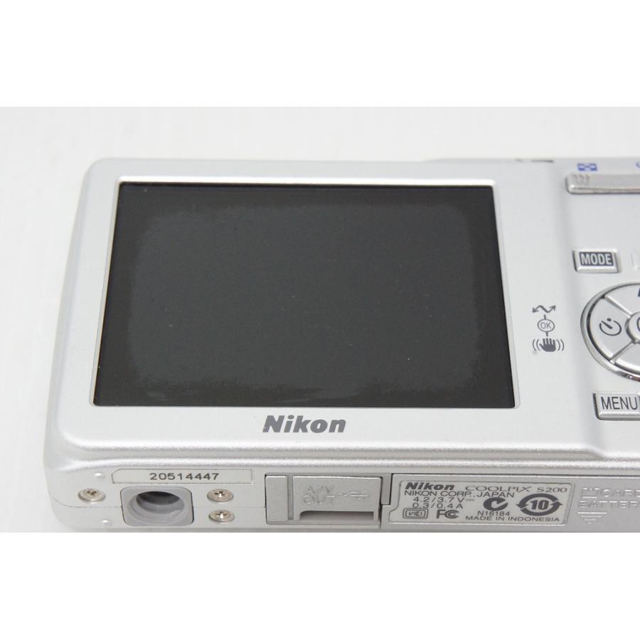 ニコン（Nikon） COOLPIX S200 コンパクトデジタルカメラ シルバー 元