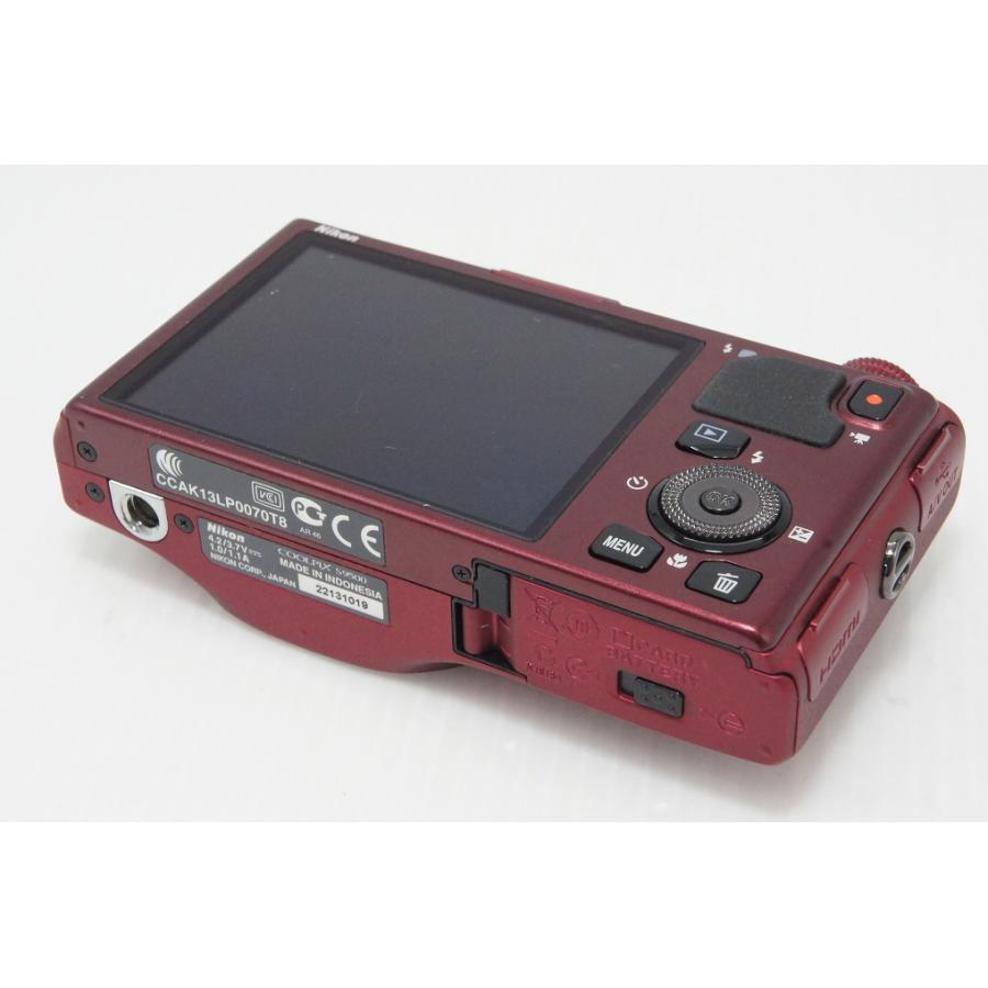 ＜並品＞ Nikon COOLPIX S9500 ヴェルヴェットレッド ニコン（Nikon） COOLPIX S9500 コンパクトデジタルカメラ