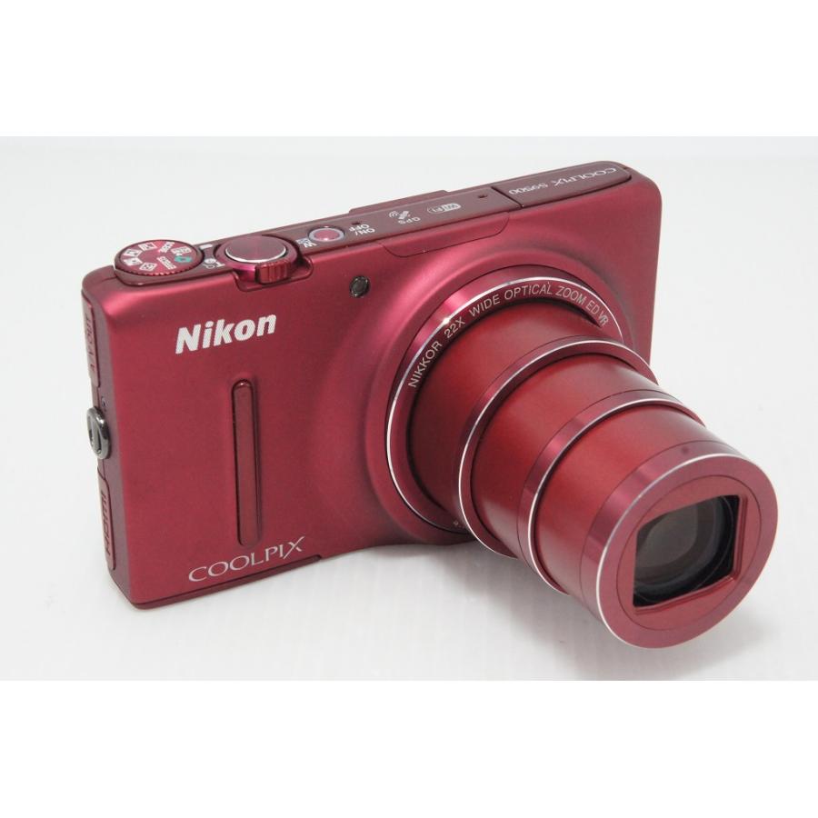 ＜並品＞ Nikon COOLPIX S9500 ヴェルヴェットレッド ニコン（Nikon） COOLPIX S9500 コンパクトデジタルカメラ