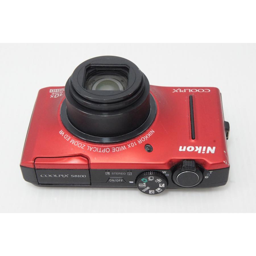 Nikon COOLPIX S8100 赤 ニコン（Nikon） COOLPIX S8100 コンパクトデジタルカメラ フラッシュ