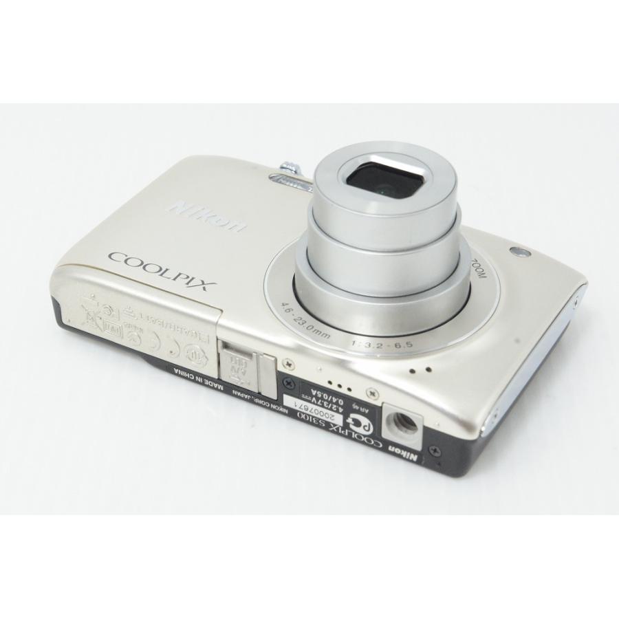 【美品】Nikon COOLPIX S3100 シャンパンシルバー ニコン（Nikon） 良品 COOLPIX S3100 コンパクトデジタルカメラ