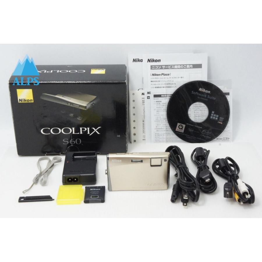 ニコン（Nikon） 美品 COOLPIX S60 コンパクトデジタルカメラ リッチ