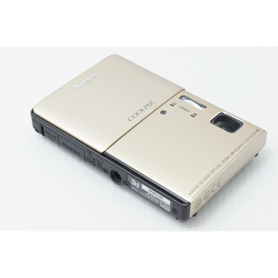 ニコン（Nikon） 美品 COOLPIX S100 シャイニーゴールド 元箱付