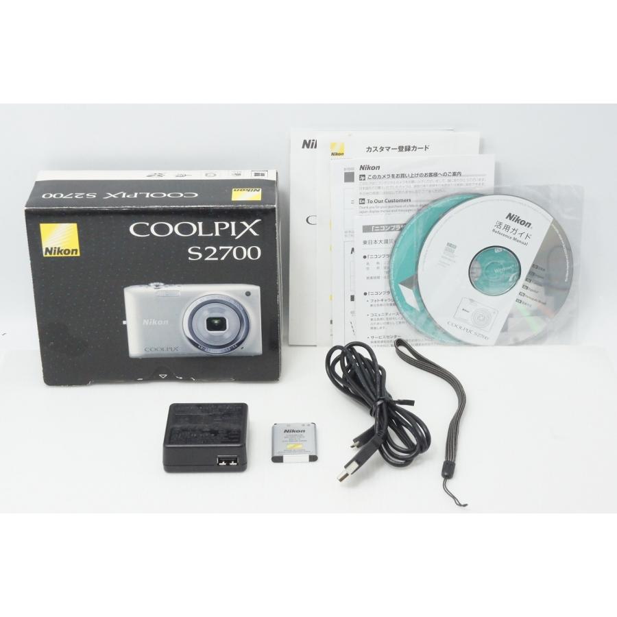 ニコン（Nikon） COOLPIX S2700 コンパクトデジタルカメラ レッド 元箱