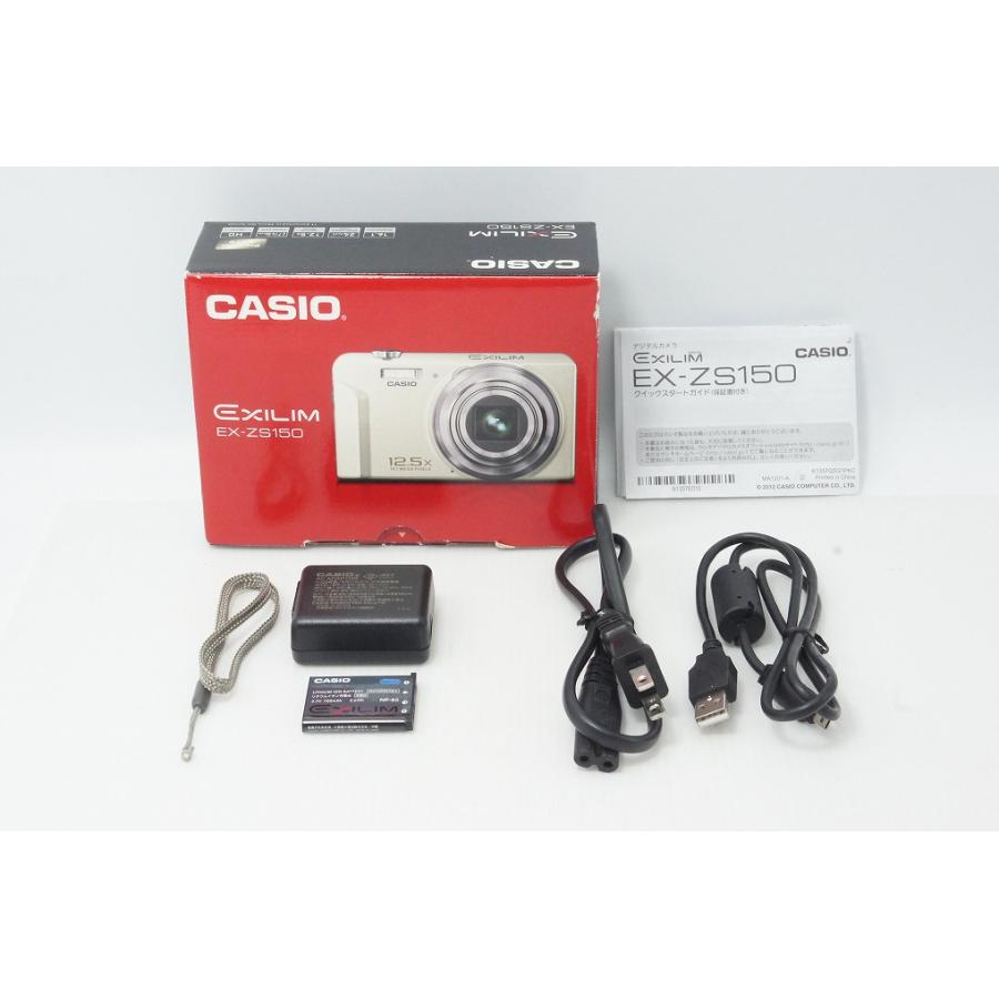 CASIO（カシオ） 美品 EXILIM EX-ZS150 コンパクトデジタルカメラ