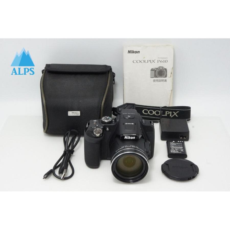 ニコン（Nikon） 美品 COOLPIX P610 デジタルカメラ ブラック 260515r