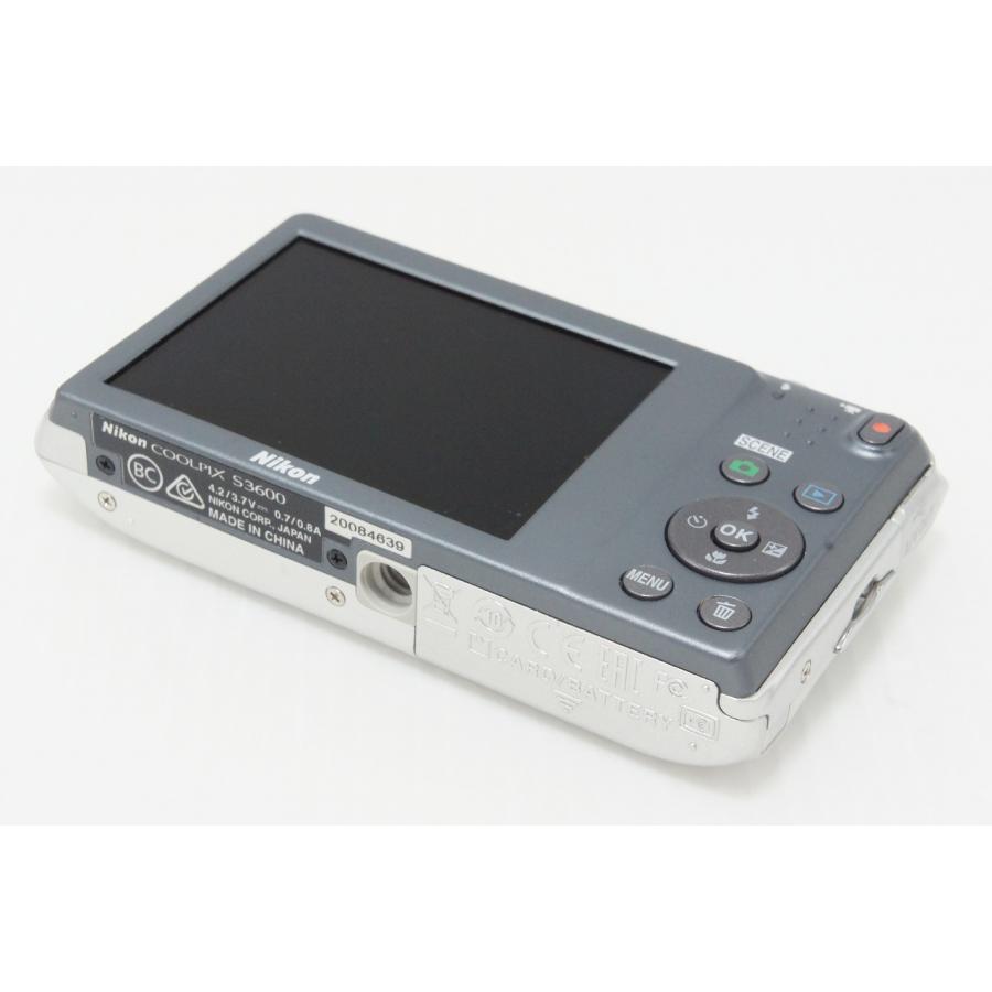ニコン（Nikon） COOLPIX S3600 コンパクトデジタルカメラ クリスタル