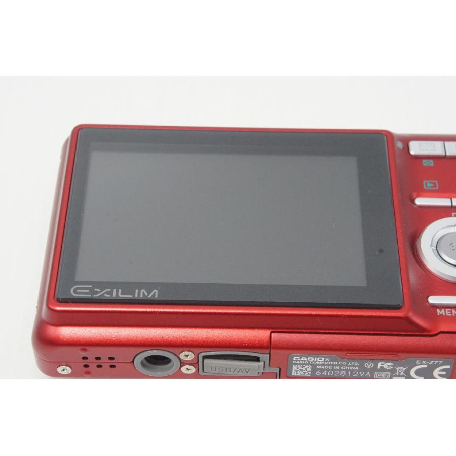 ★美品★CASIO カシオ EXILIM EX-Z77 レッド CASIO（カシオ） 美品 EXILIM EX-Z77 コンパクトデジタルカメラ レッド