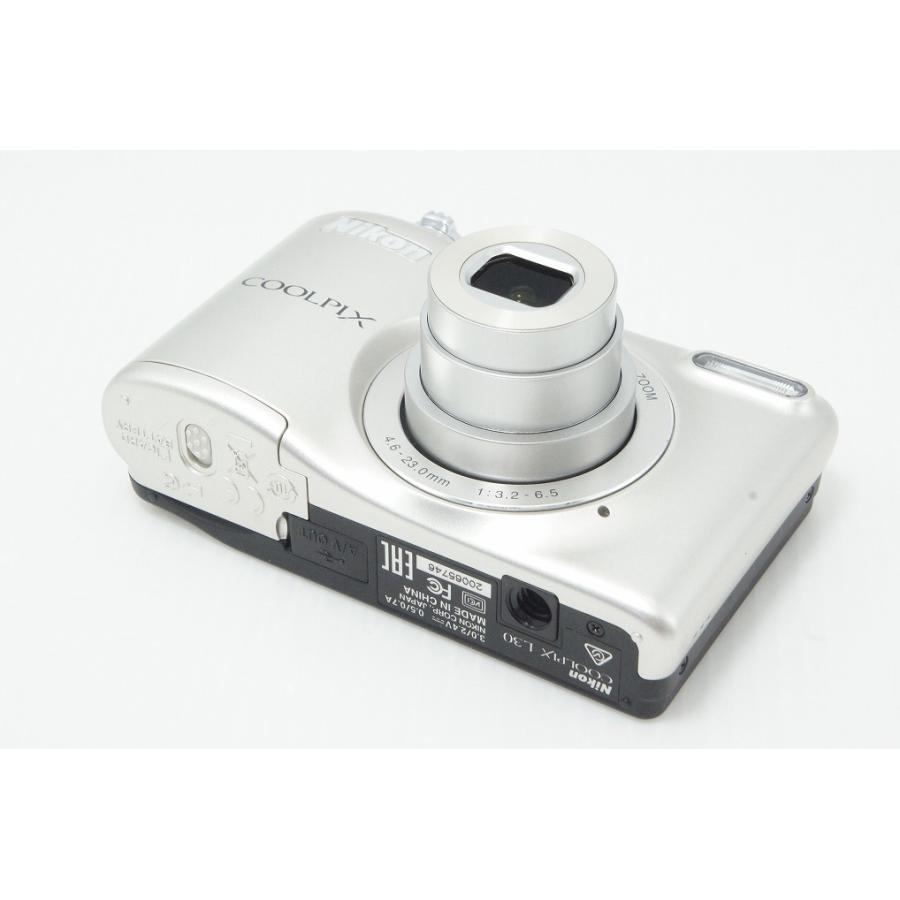 ニコン（Nikon） 美品 COOLPIX L30 コンパクトデジタルカメラ シルバー