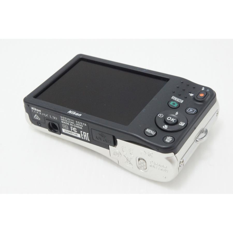 ニコン（Nikon） 美品 COOLPIX L30 コンパクトデジタルカメラ シルバー