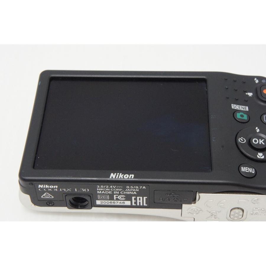 ニコン（Nikon） 美品 COOLPIX L30 コンパクトデジタルカメラ シルバー
