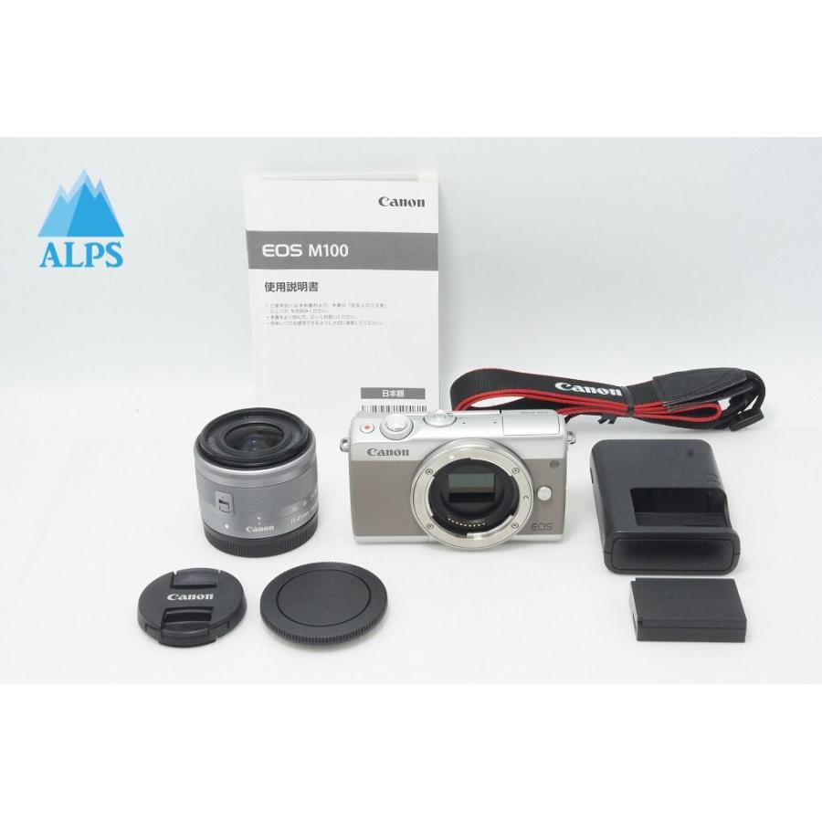 キヤノン（Canon） 良品 EOS M100 ボディ + EF-M 15-45mm IS STM