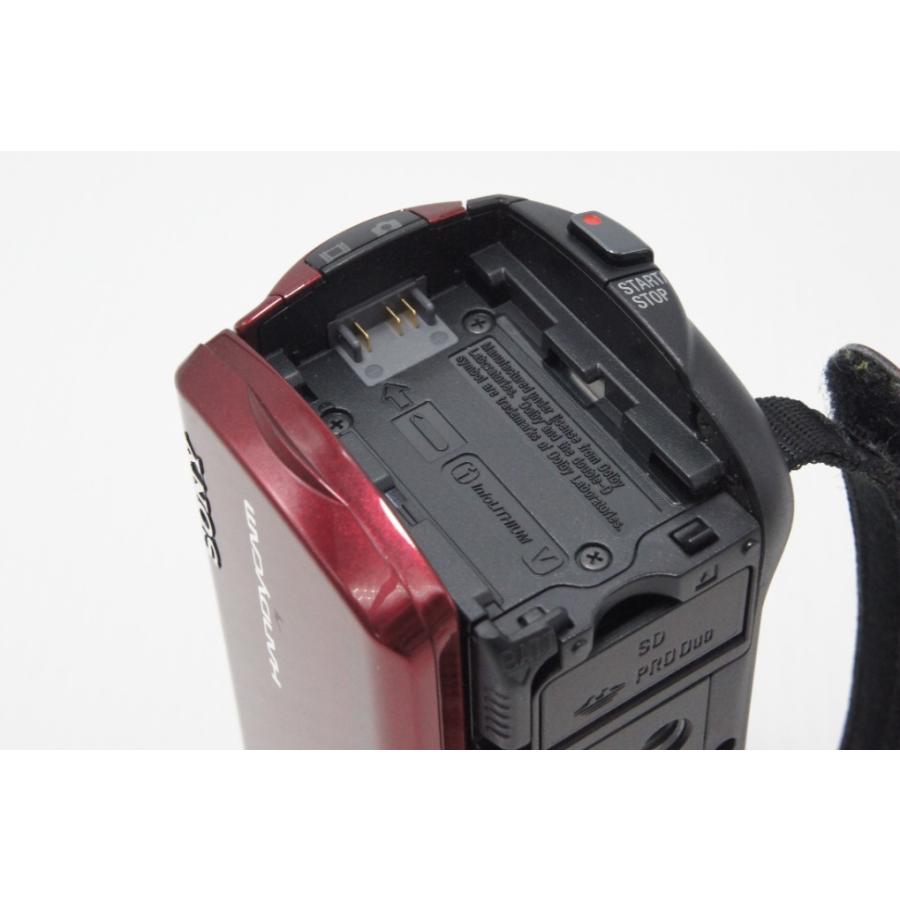 SONY（ソニー） 美品 HDR-CX170 デジタルビデオカメラ レッド 260618as