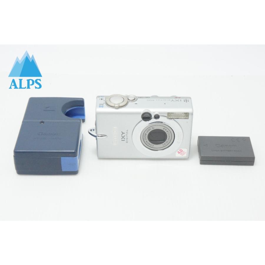 [簡易動作確認済み]　IXY Digital 400　シルバー キヤノン（Canon） 良品 IXY DIGITAL 400 コンパクトデジタルカメラ