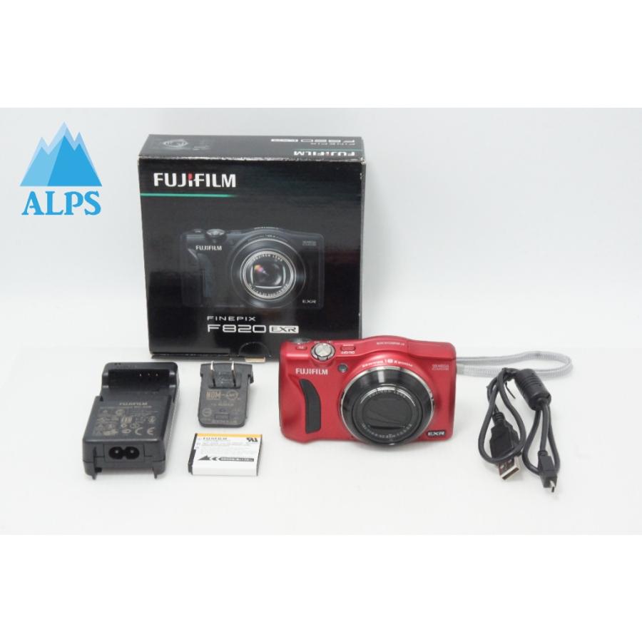 デジタルカメラ　富士フイルム　FinePix F820 レッド　充電器　ケース デジタルカメラ 富士フイルム FinePix F820 レッド 充電器 ケース