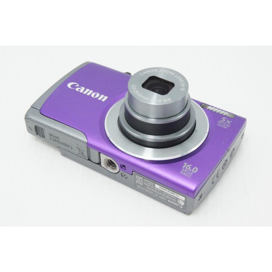 【動作品】Canon PowerShot A3500 IS パープル 箱付SD付 カメラ 【動作品】Canon PowerShot A3500 IS パープル 箱付SD付
