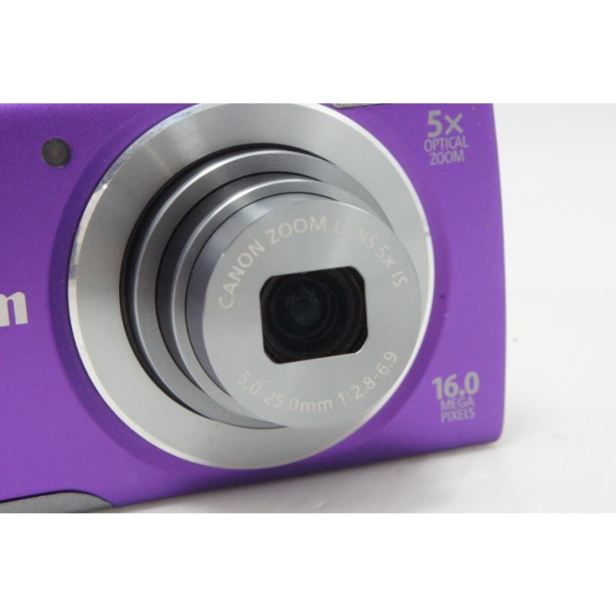 カメラ 【動作品】Canon PowerShot A3500 IS パープル 箱付SD付