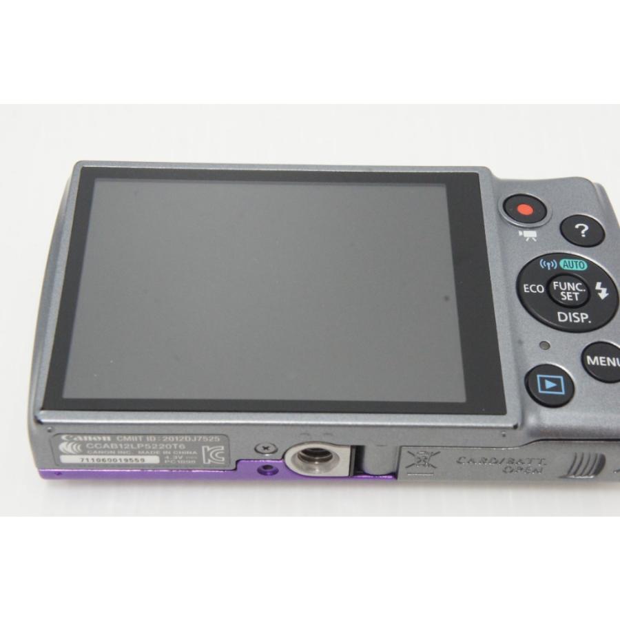 カメラ 【動作品】Canon PowerShot A3500 IS パープル 箱付SD付