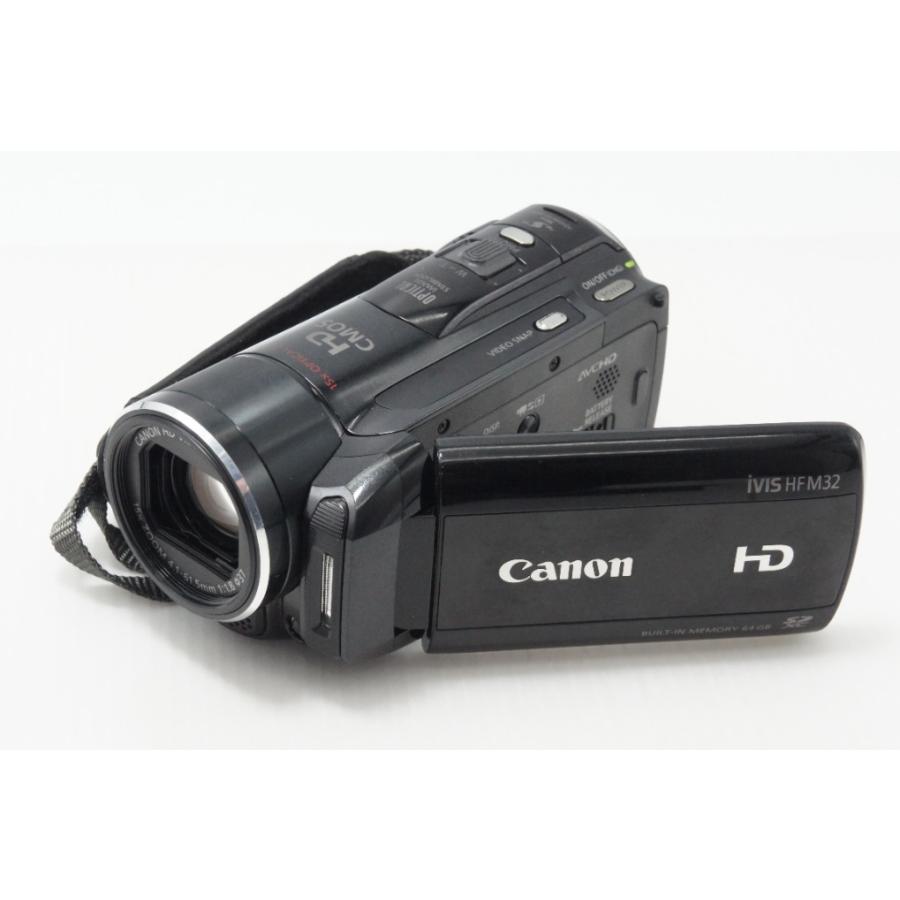 ● 美品 Canon デジタルビデオカメラ iVIS HF M32 ブラック キヤノン（Canon） 良品 iVIS HF M32 デジタルビデオカメラ ブラック