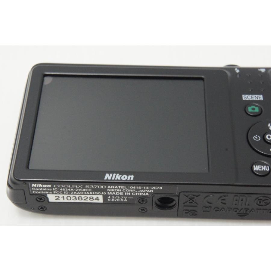 ニコン（Nikon） 美品 COOLPIX S3700 コンパクトデジタルカメラ