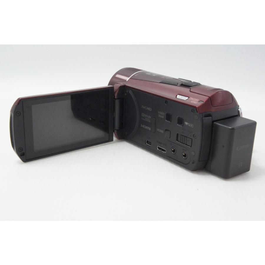 キヤノン（Canon） 美品 iVIS HF M51 デジタルビデオカメラ レッド