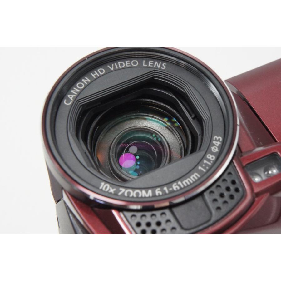 キヤノン（Canon） 美品 iVIS HF M51 デジタルビデオカメラ レッド
