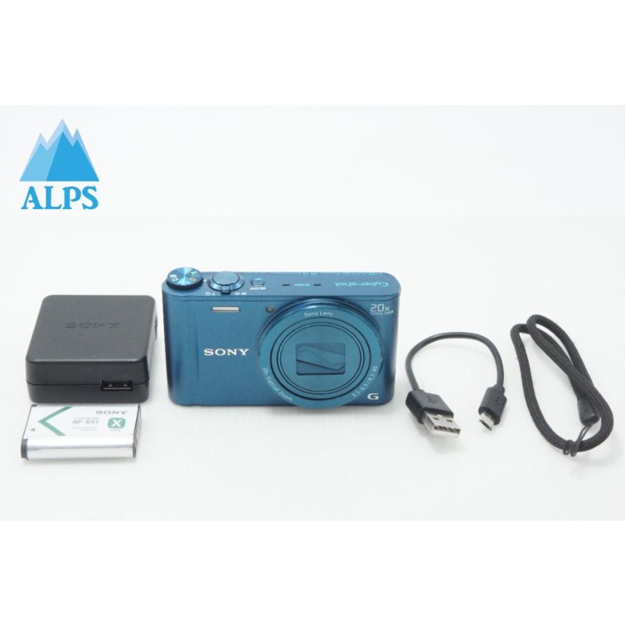カメラ SONY Cyber-Shot DSC-WX300 ブルー ソニー デジカメ