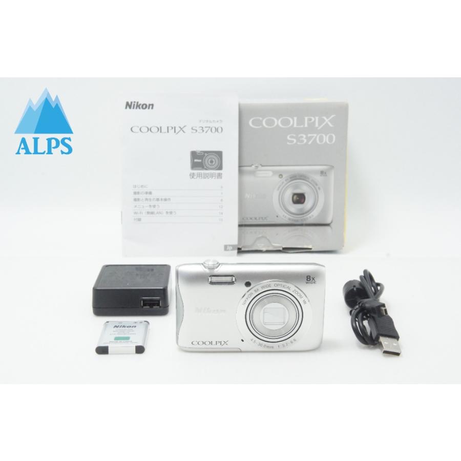 ニコン（Nikon） 美品 COOLPIX S3700 コンパクトデジタルカメラ