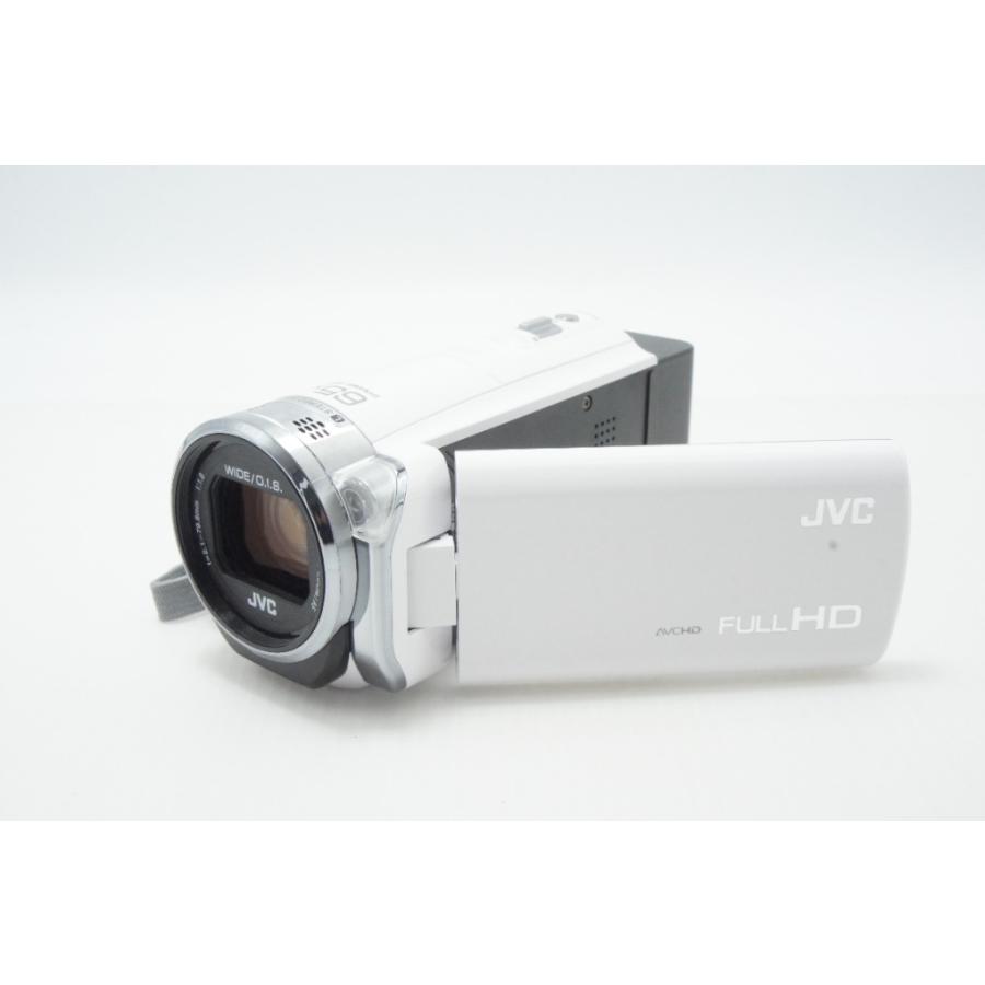 ケンウッド 美品 JVC Everio GZ-E565 デジタルビデオカメラ ホワイト 