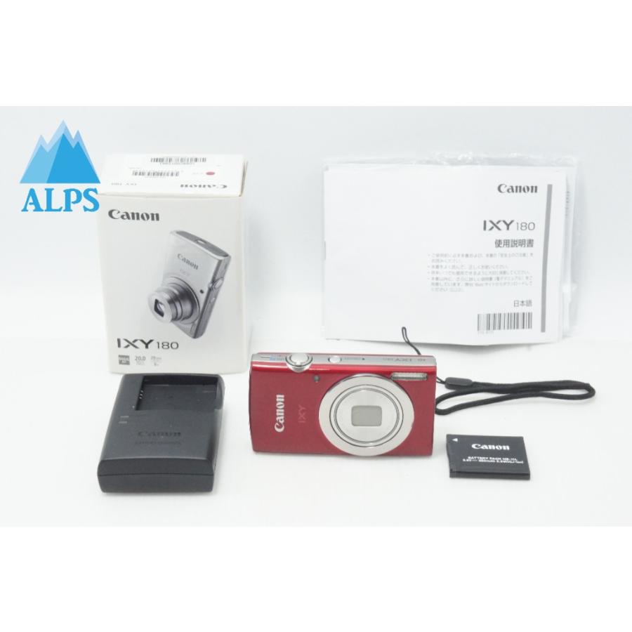 キヤノン（Canon） 良品 IXY 180 コンパクトデジタルカメラ レッド 元