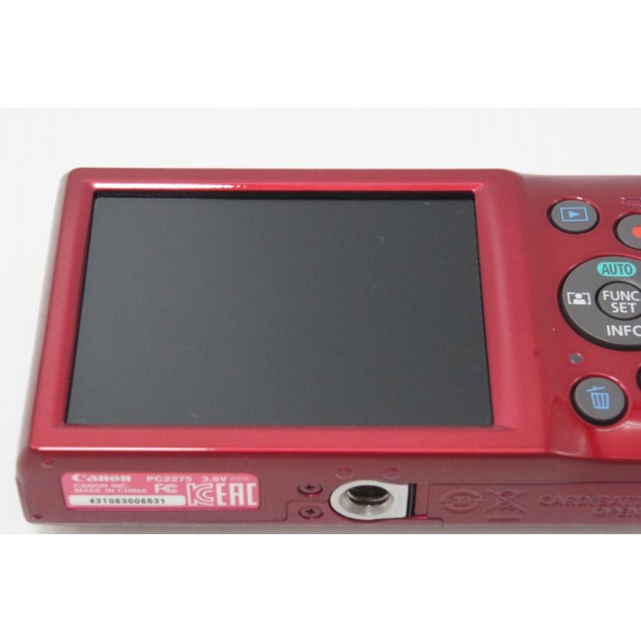 キヤノン（Canon） 良品 IXY 180 コンパクトデジタルカメラ レッド 元