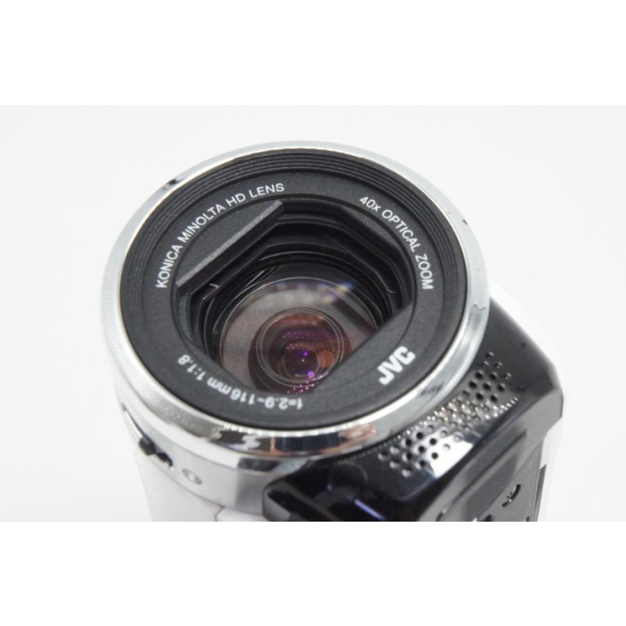 ケンウッド 美品 JVC Everio GZ-HM33 デジタルビデオカメラ ホワイト