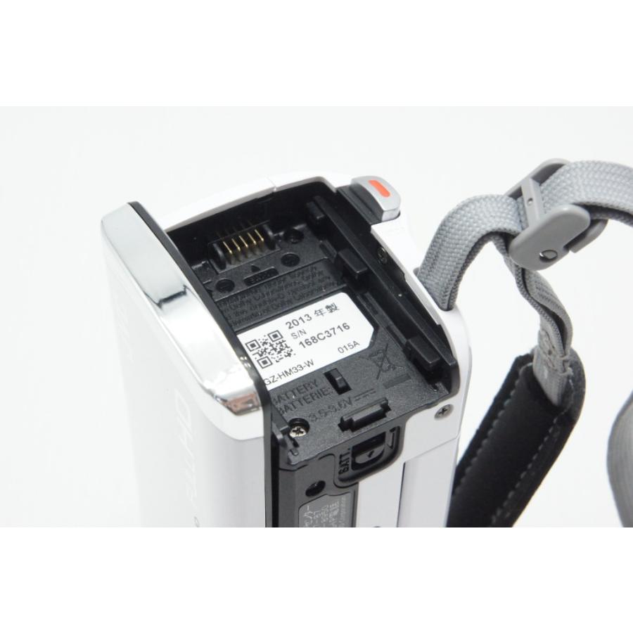 ケンウッド 美品 JVC Everio GZ-HM33 デジタルビデオカメラ ホワイト