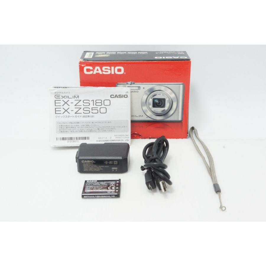 CASIO（カシオ） 美品 EXILIM EX-ZS180 コンパクトデジタルカメラ