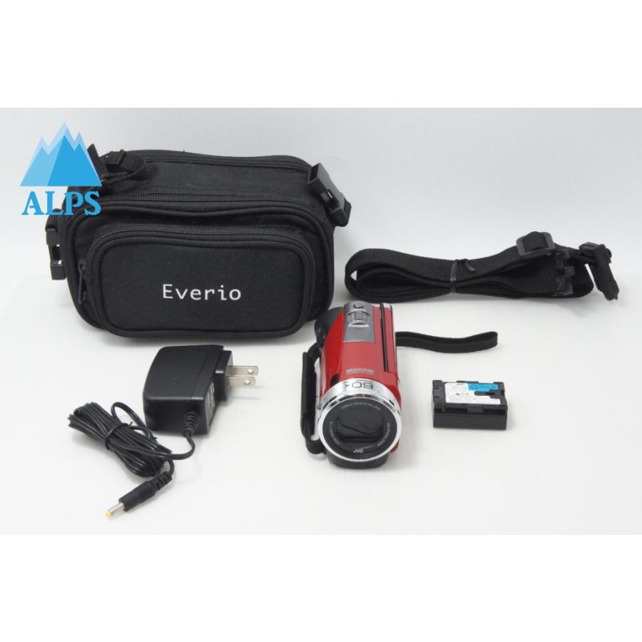ケンウッド 美品 JVC Everio GZ-E700 デジタルビデオカメラ レッド